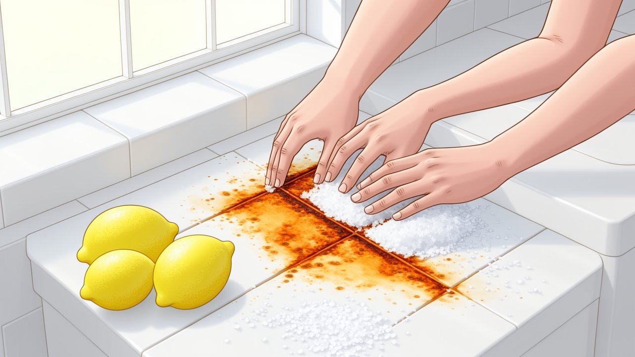 Comment enlever de la rouille sur du carrelage