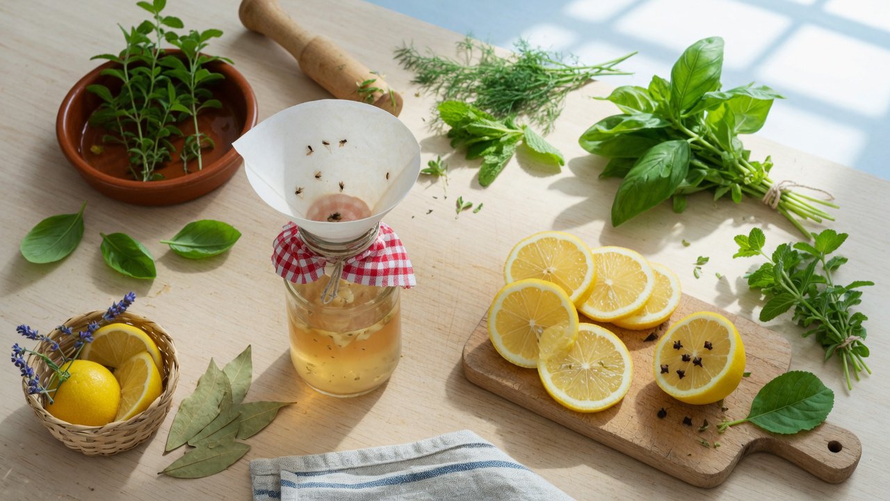 Le piège au vinaigre de cidre et liquide vaisselle : celui qui vide la pièce en 24-48h