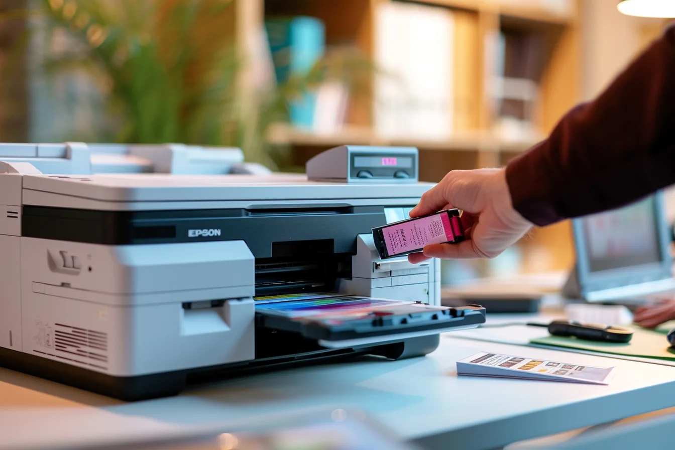 Comment changer de cartouche d’encre pour une imprimante Epson ?